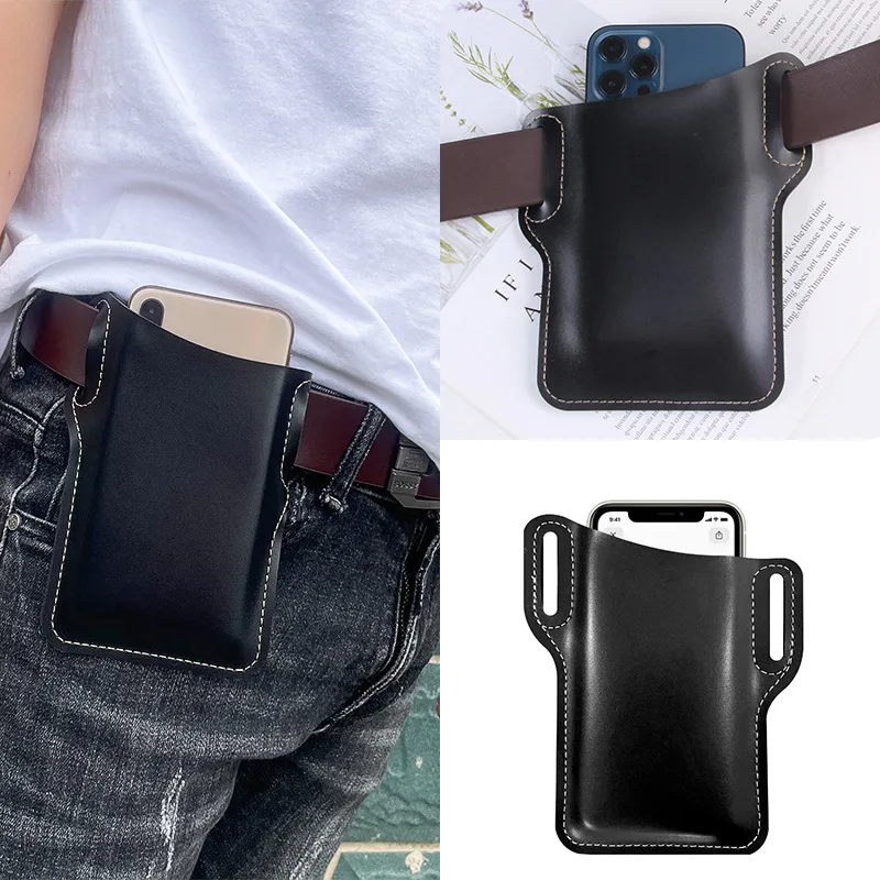 Running Gear For Beginners - 1×Men Phone Case Holster Cellphone Loop