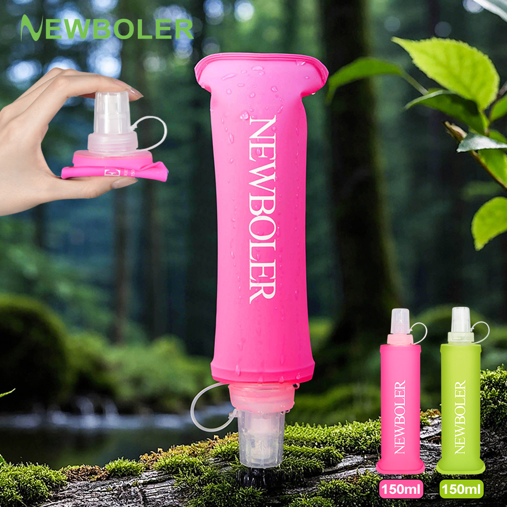 Running Gear Water - Folding Water Bottle TPU BPA-Free Collapsible
