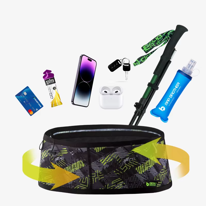 Running Gear Water - MAP BROTHER Woven Elastic Waist Pack