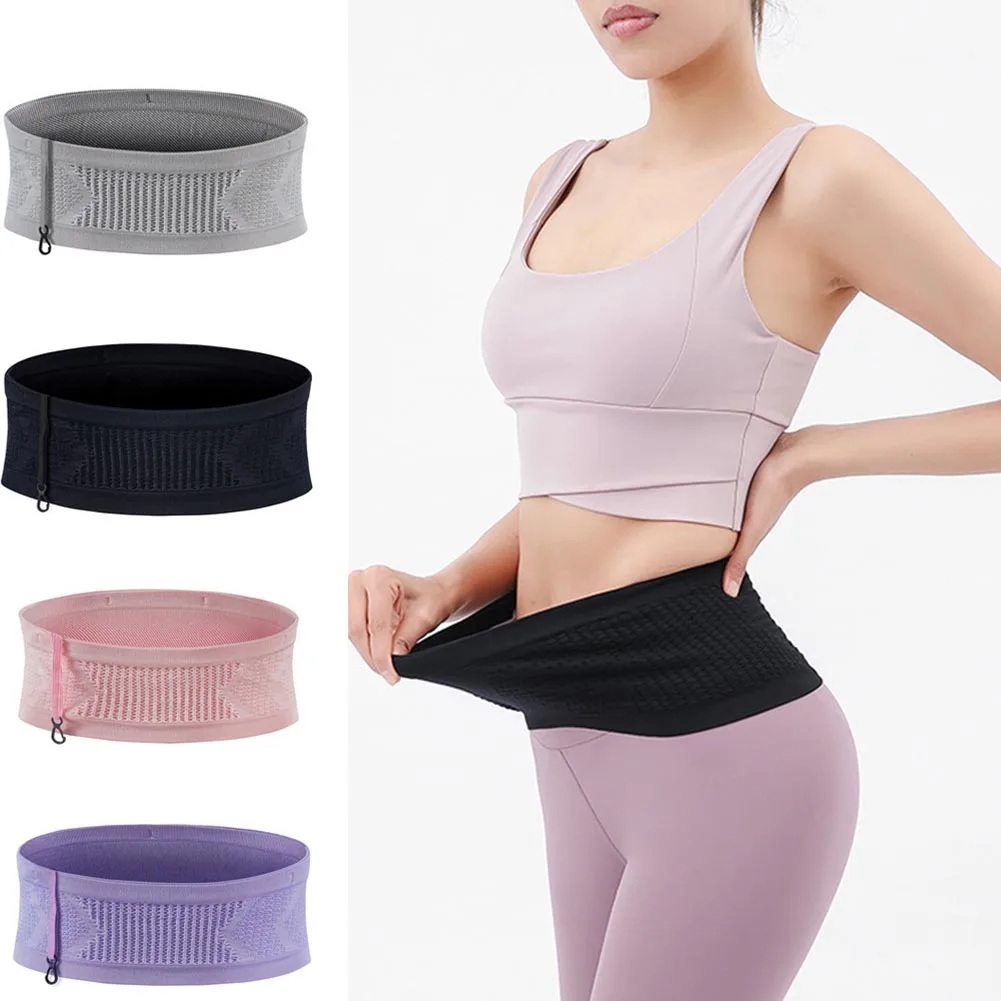 Running Gear For Beginners - Seamless Invisible Running Waist Belt Bag