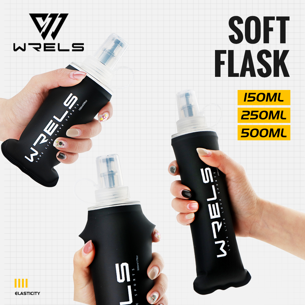 Running Gear Water - WRELS Portable TPU Soft Water Bottle