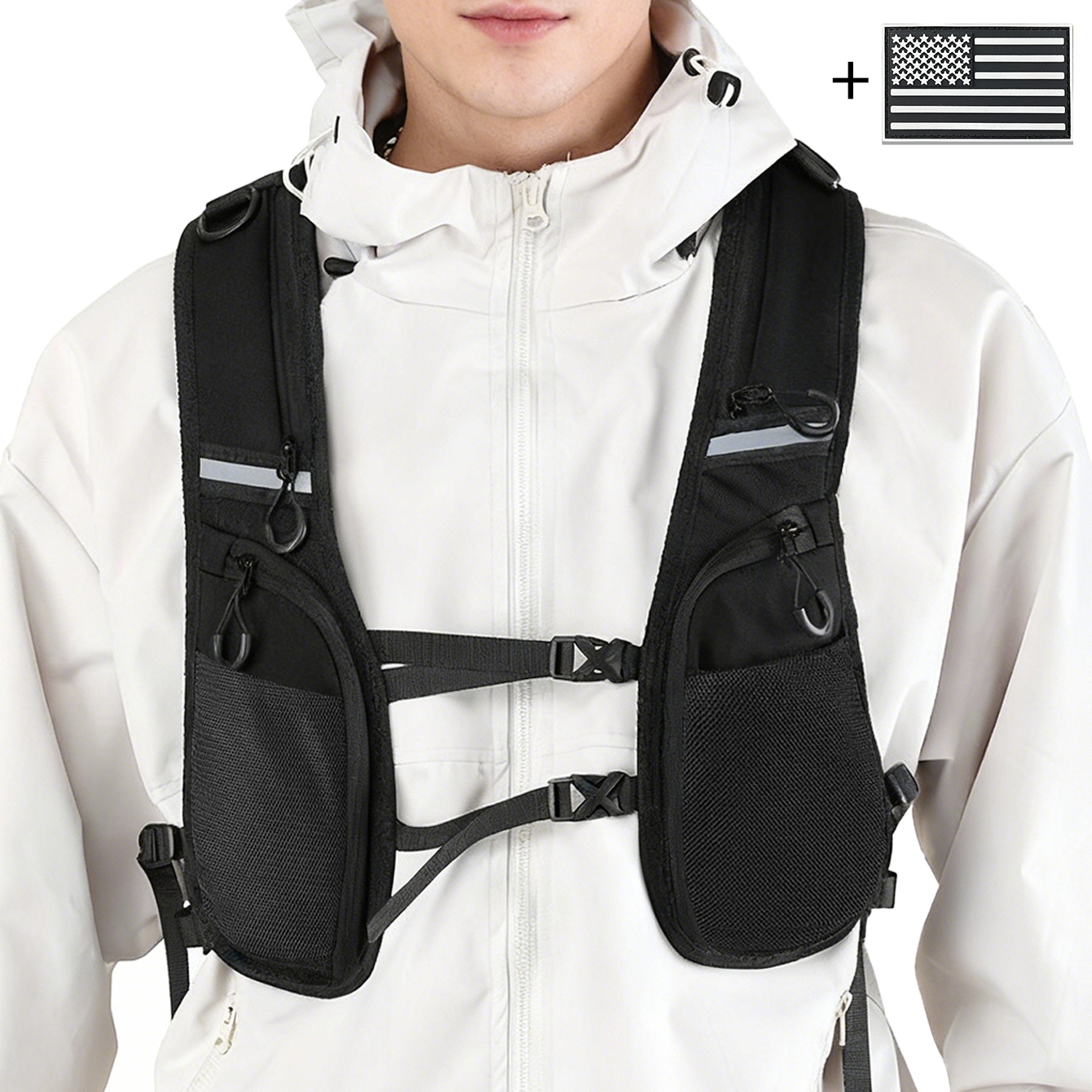 Running Gear For Your Phone - Lightweight Reflective Vest Safety Gear with