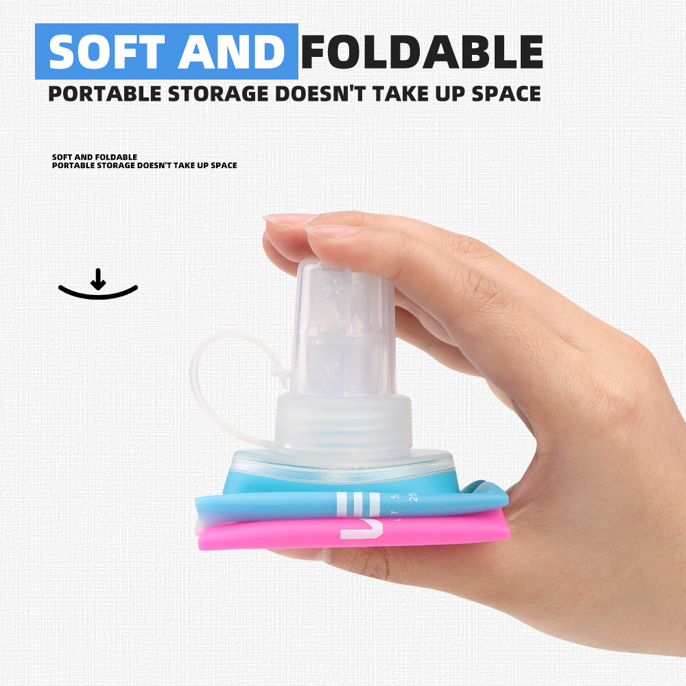 Sport Water Bottle TPU Folding - Running Gear Water のレビューと価格