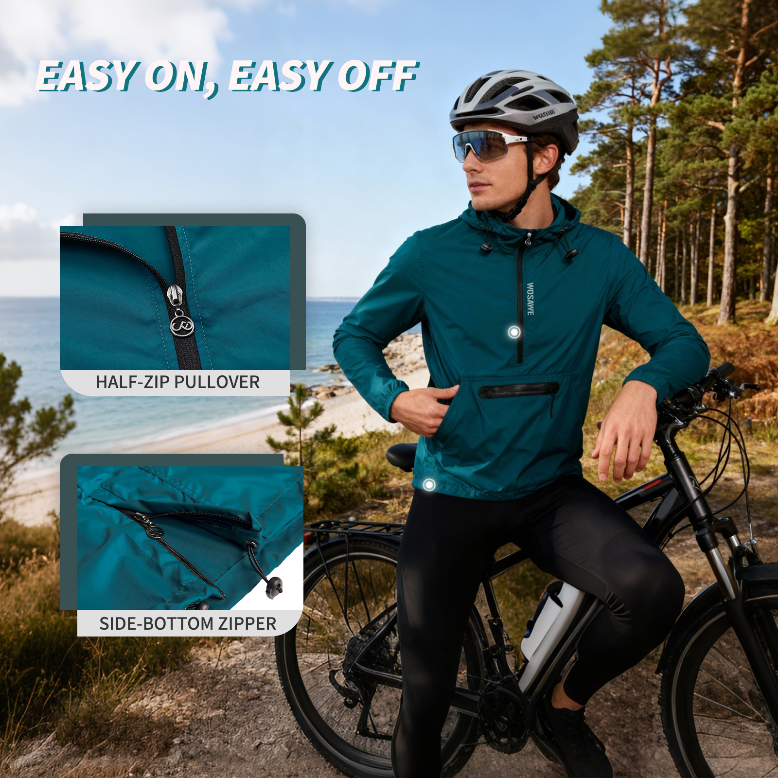 WOSAWE Winproof Running Jacket - Running Gear Hat のレビューと価格
