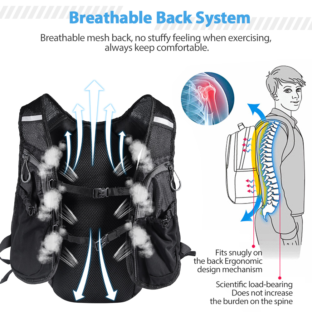 Running Backpack Vest With Wat - Running Gear Water のレビューと価格