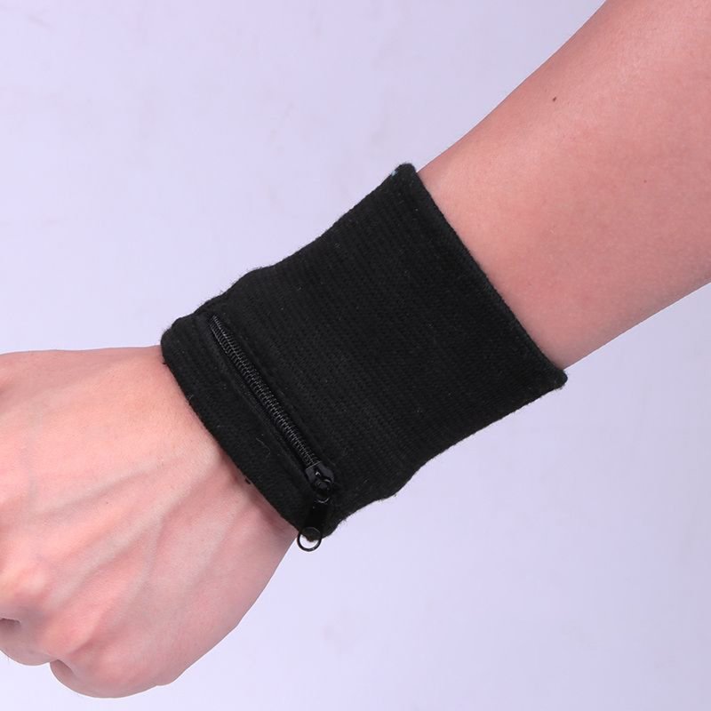 Sports Wristband With Zipper P - Sweat Band Wrist のレビューと価格