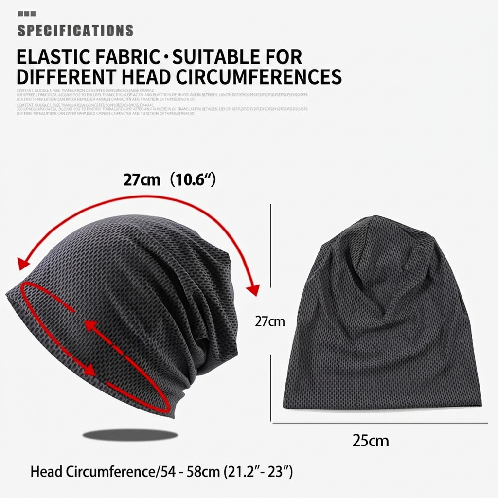 Breathable Mesh Running Beanie - Running Gear Hat のレビューと価格
