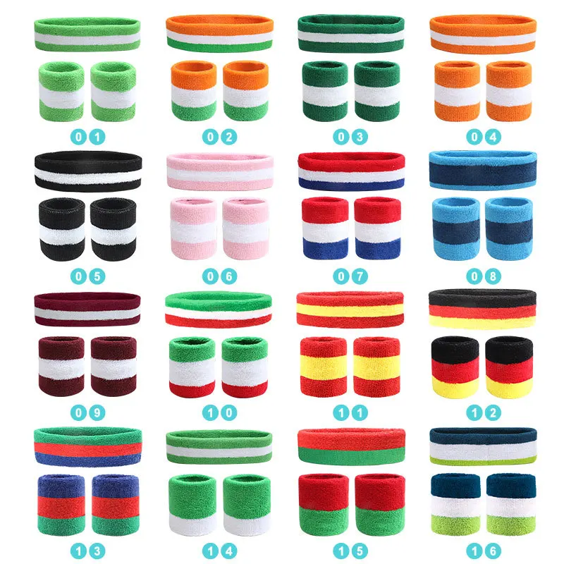 3pcs/set Sports Headband Sweat - Sweat Band Wrist のレビューと価格