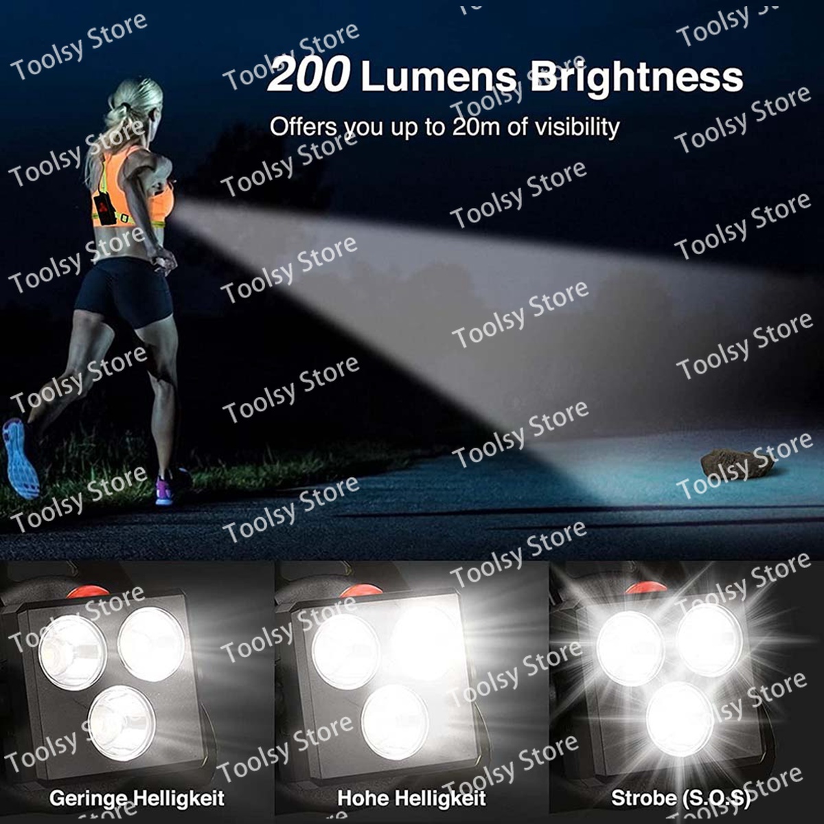 Sale Night Running Lights for  - Running Gear For Sale のレビューと価格