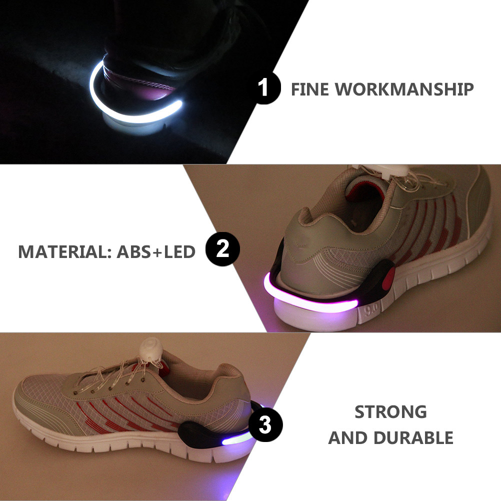 2Pcs LED Clip on Shoe Lights N - Running Gear On のレビューと価格