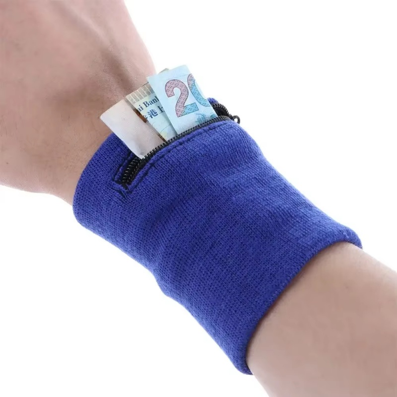 Sports Wristband Zipper Wrist  - Sweat Band Wrist のレビューと価格