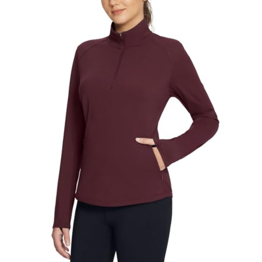 Women's Fleece Pullover Jacket - Running Gear Cold Weather のレビューと価格