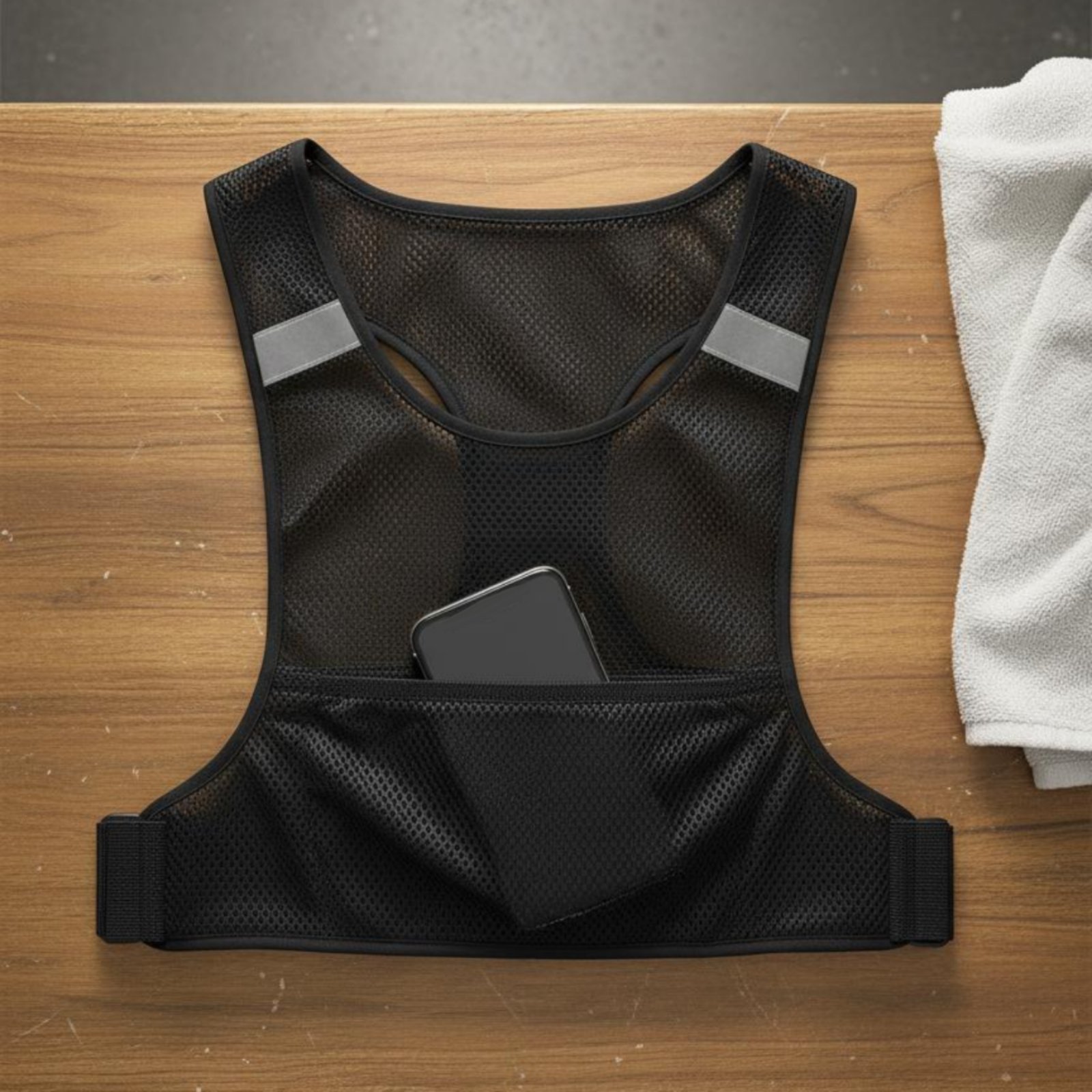 Reflective Running Vest Lightw - Running Gear For Your Phone のレビューと価格