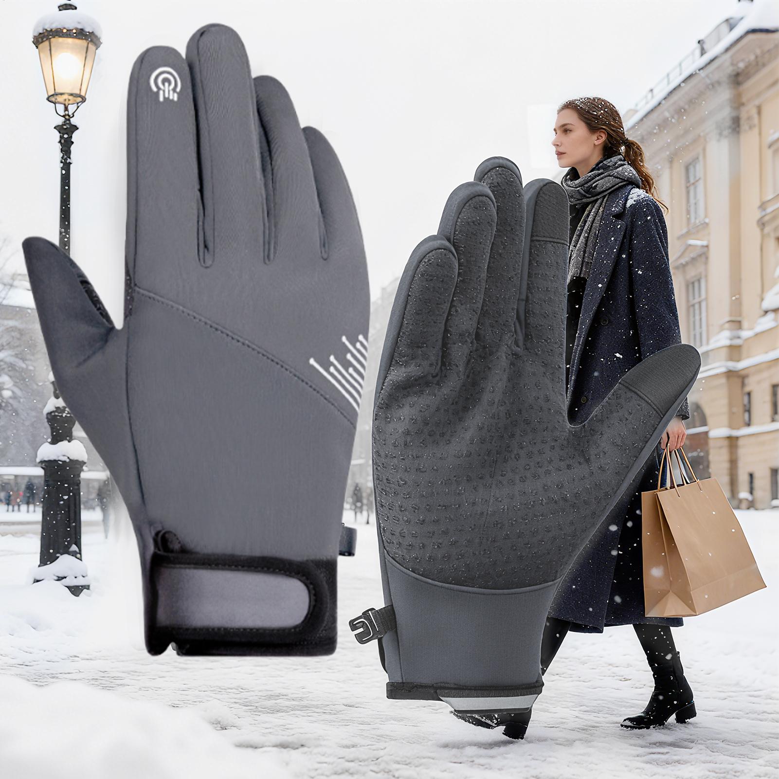 Winter Gloves Women Windproof  - Running Gear Cold Weather のレビューと価格
