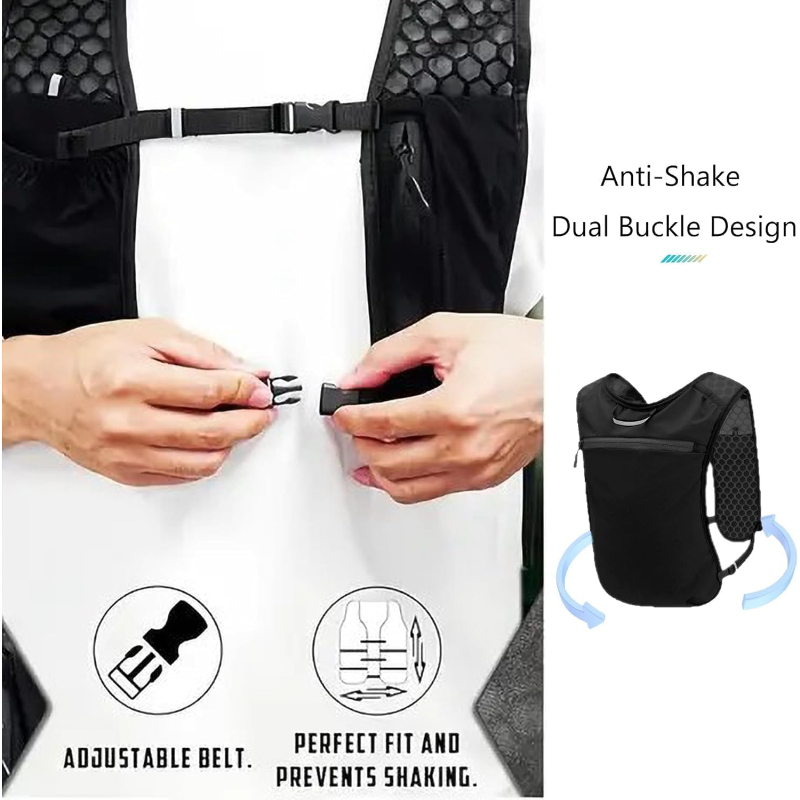 WOOJACK Hydration Running Vest - Running Gear Water のレビューと価格