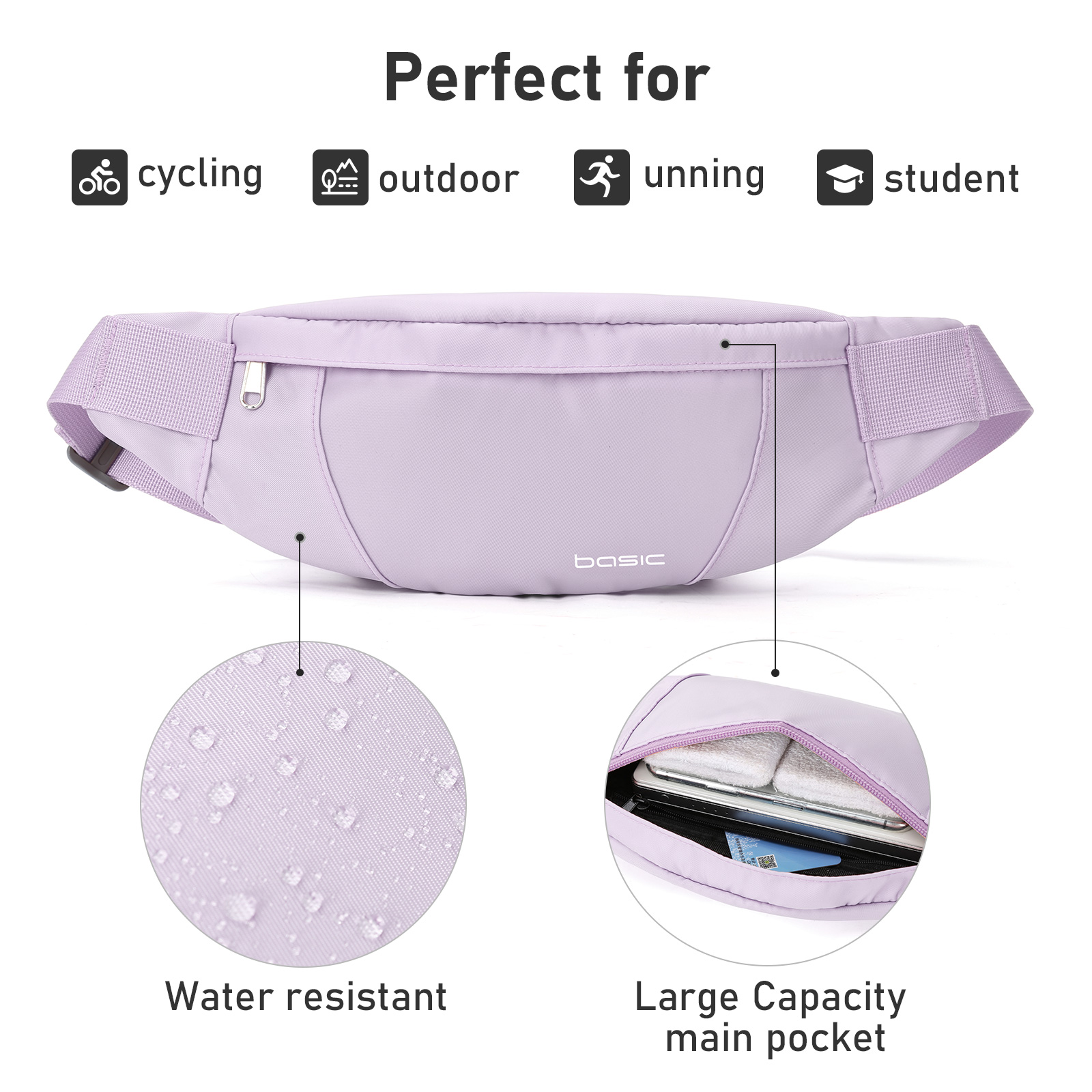 Fashion Running Waist Bag Wate - Running Gear For Beginners のレビューと価格