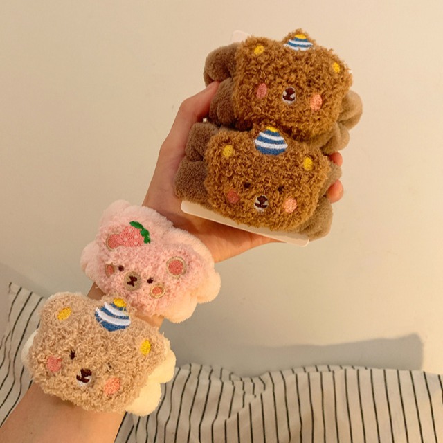 1Pair Cartoon Bear Face Wash H - Sweat Band Wrist のレビューと価格