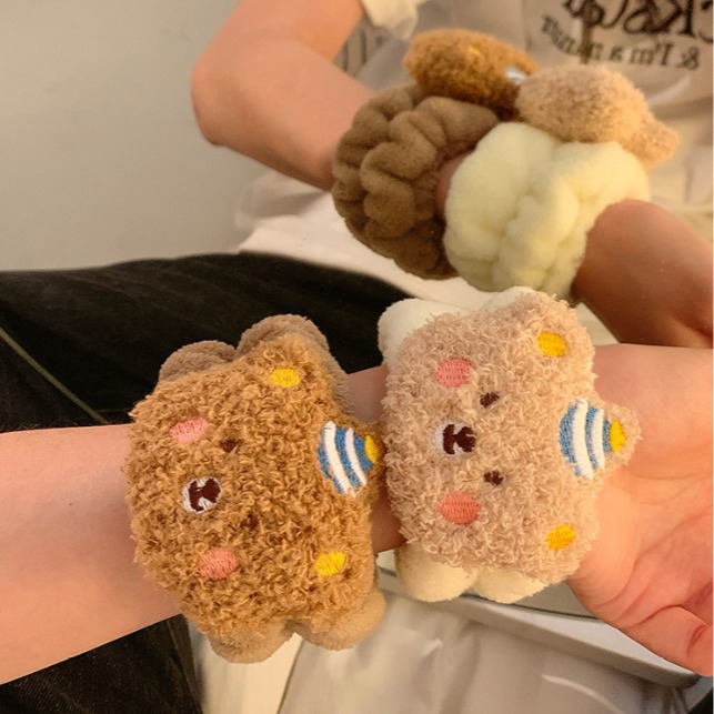1Pair Cartoon Bear Face Wash H - Sweat Band Wrist のレビューと価格