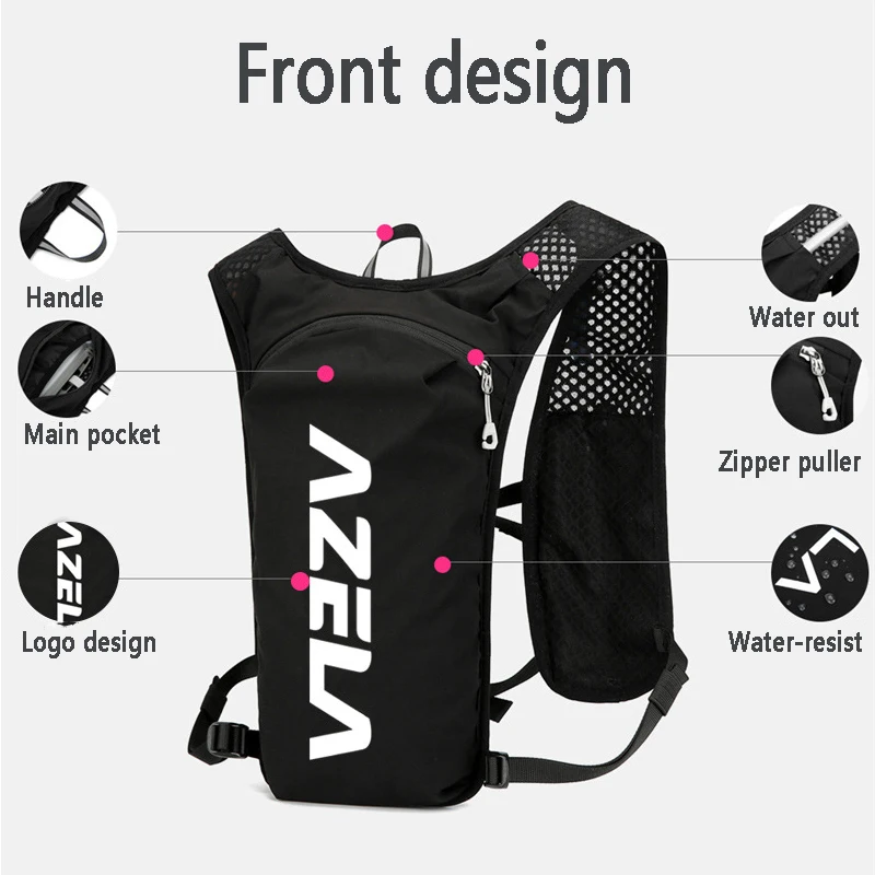 5L Running Hydration Vest Back - Running Gear Water のレビューと価格