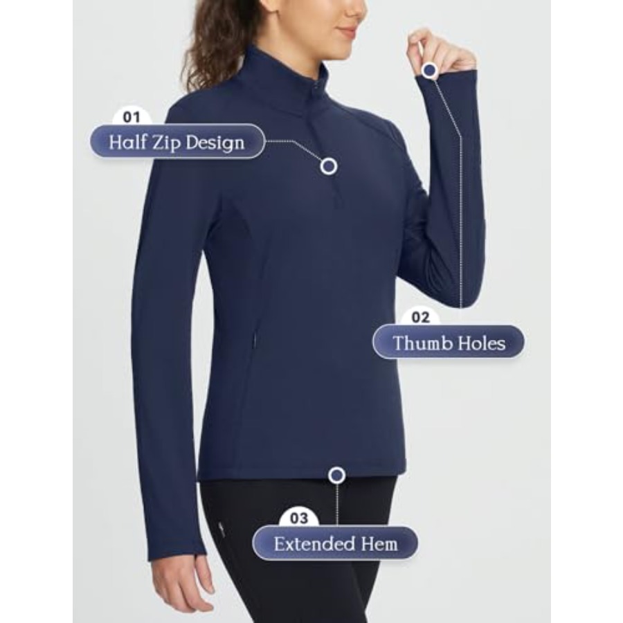 Women's Fleece Pullover Jacket - Running Gear Cold Weather のレビューと価格