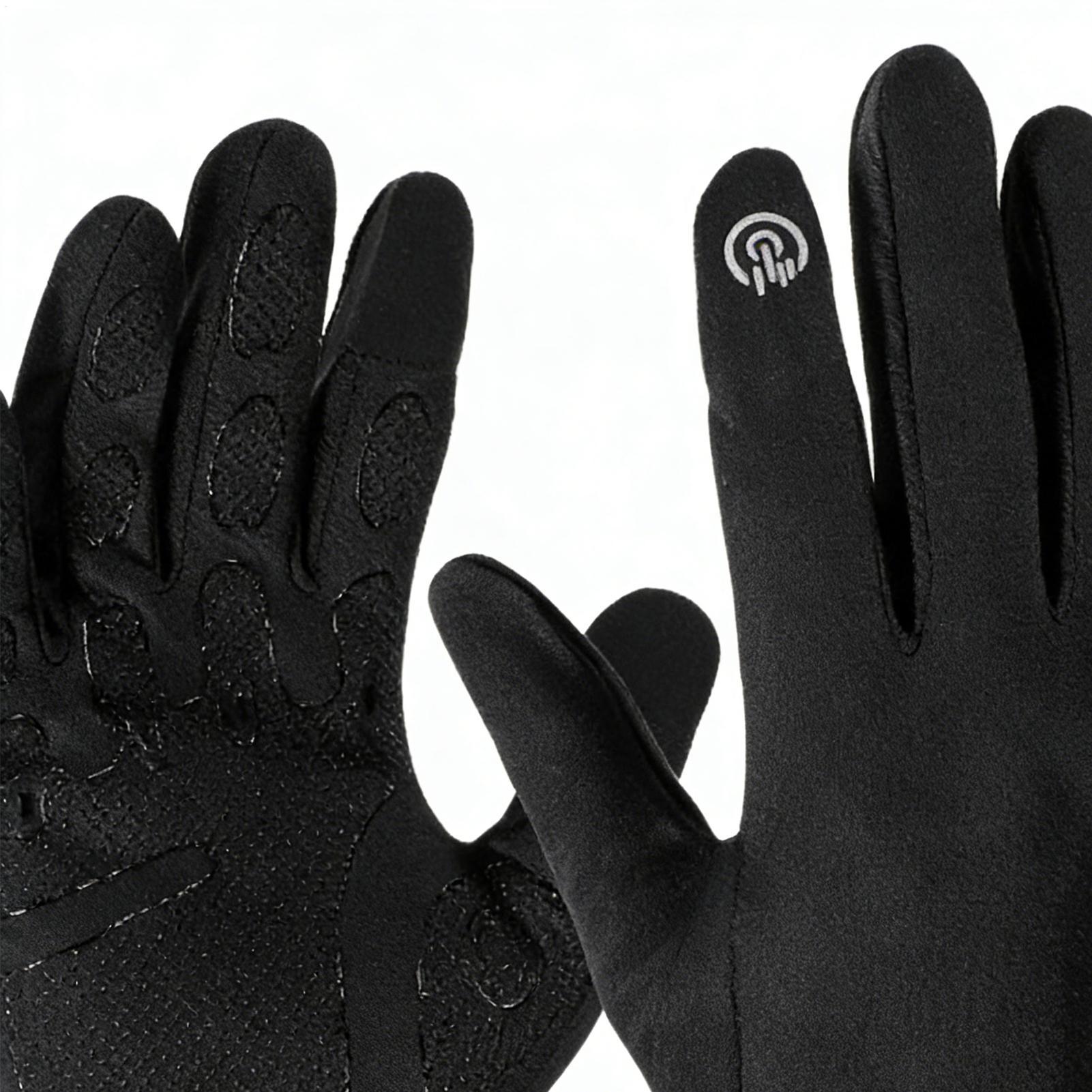 Warm Cycling Gloves Full Finge - Running Gear Cold Weather のレビューと価格