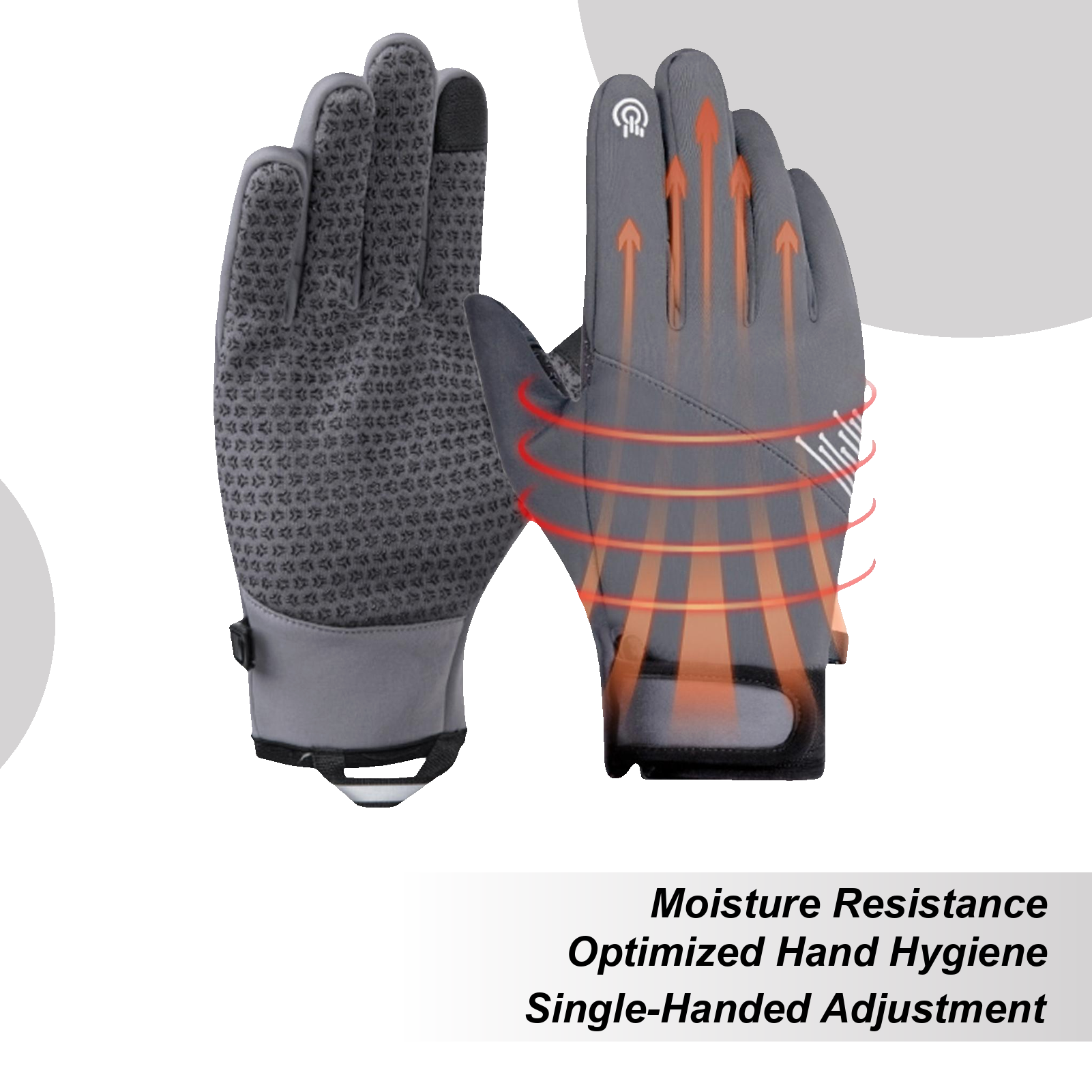 1 pair Winter Gloves Windproof - Running Gear Cold Weather のレビューと価格