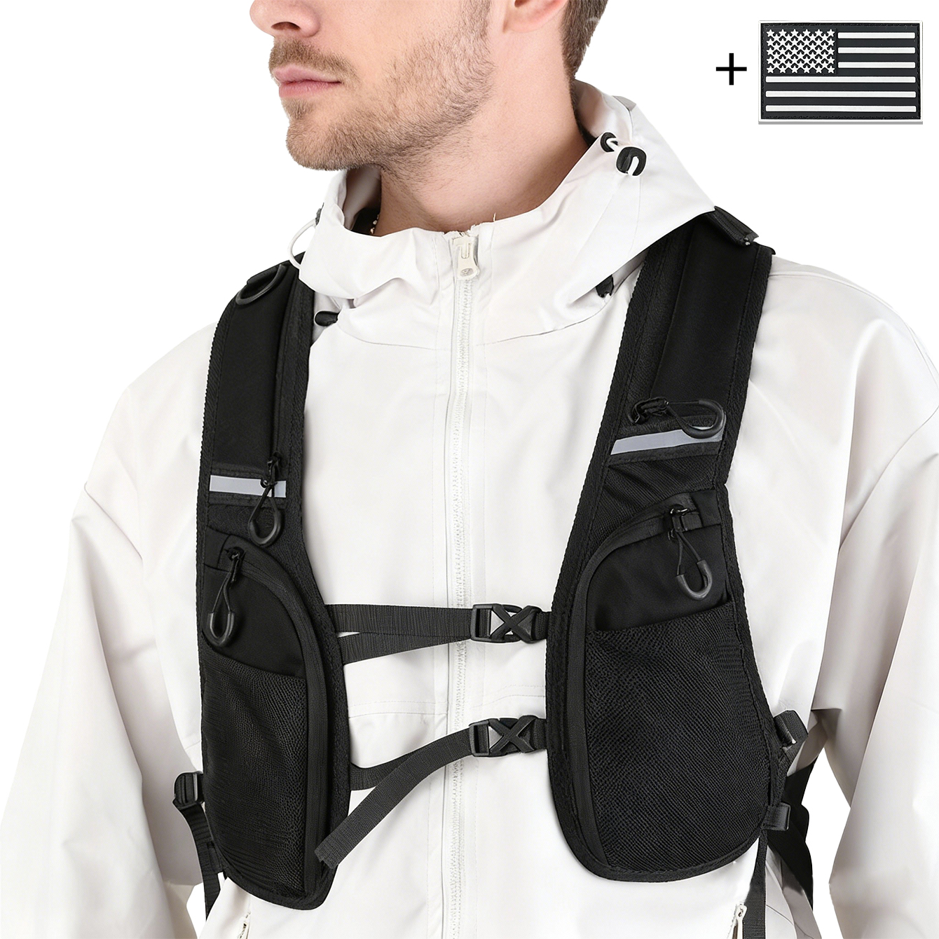 Lightweight Reflective Vest Sa - Running Gear For Your Phone のレビューと価格