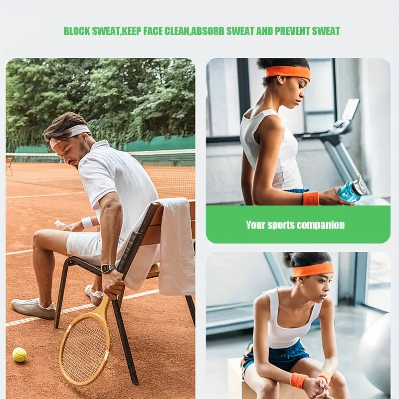 A Set Of Wristband Headband He - Sweat Band Wrist のレビューと価格